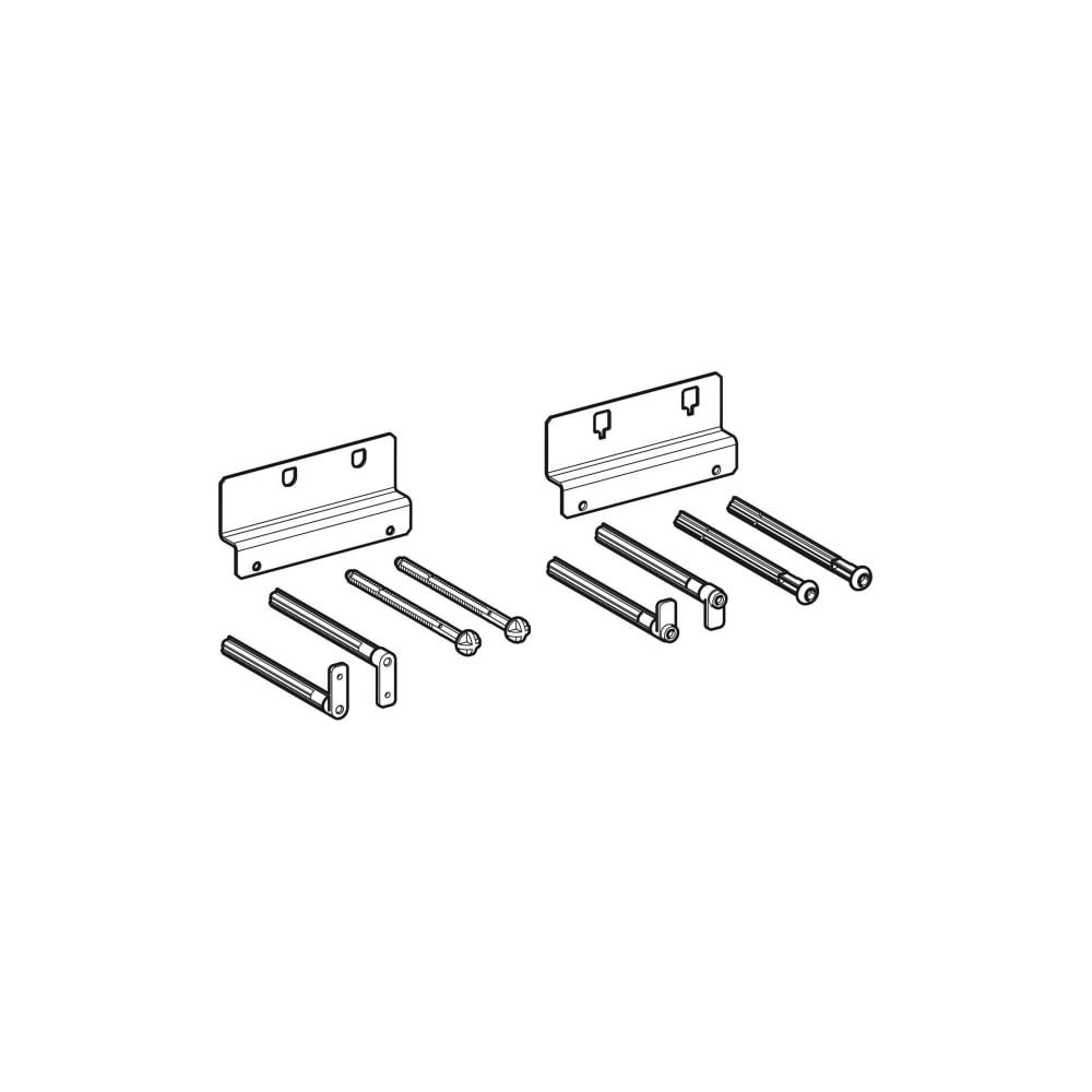 Geberit Set für Auslösung, Befestigung der Drückerplatte, für Geberit AquaClean... GEBERIT-242514001 4025416106586 (Abb. 3)