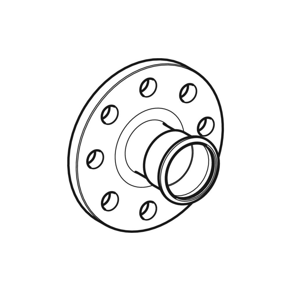 Geberit Mapress Edelstahl Flansch PN 10/16, mit Pressmuffe d 108mm, DN 100... GEBERIT-33741 4024723337416 (Abb. 3)