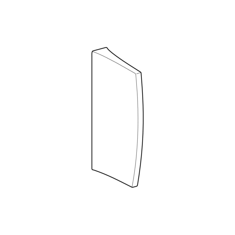 Geberit Urinaltrennwand LxBxH 40x10x70cm, Weiß... GEBERIT-110000000 4022009323962 (Abb. 3)