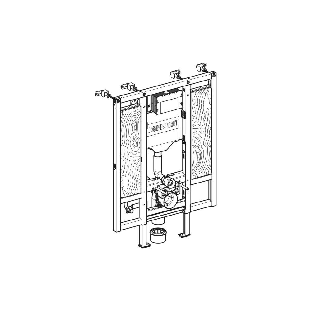 Geberit Duofix Element für Wand-WC, 112cm, mit Sigma UP-Spülkasten 12cm, barrierefr... GEBERIT-111375006 4064746029776 (Abb. 13)