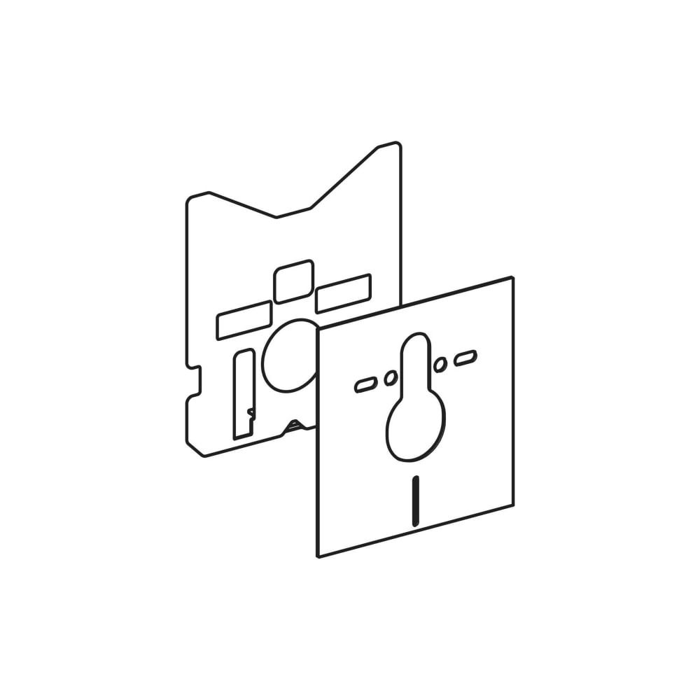 Geberit Versteifungsblech mit Schallschutzset für Geberit Monolith für Wand-WC, Stei... GEBERIT-245927001 4064746006586 (Abb. 3)
