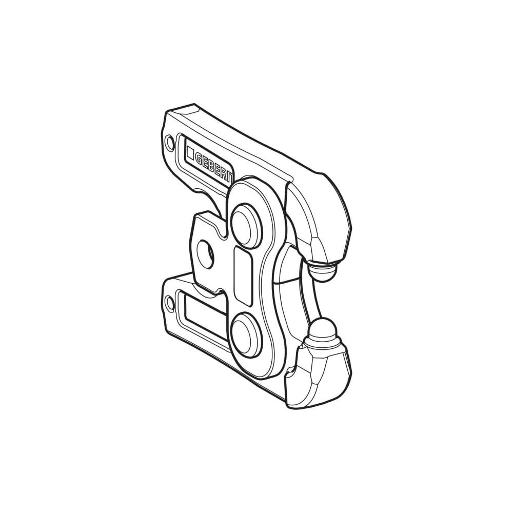 Geberit Mapress Zwischenbacke für Pressring schwenkbar, D 15-35mm, Kompatibilität 1... GEBERIT-691198001 4064746014208 (Abb. 3)
