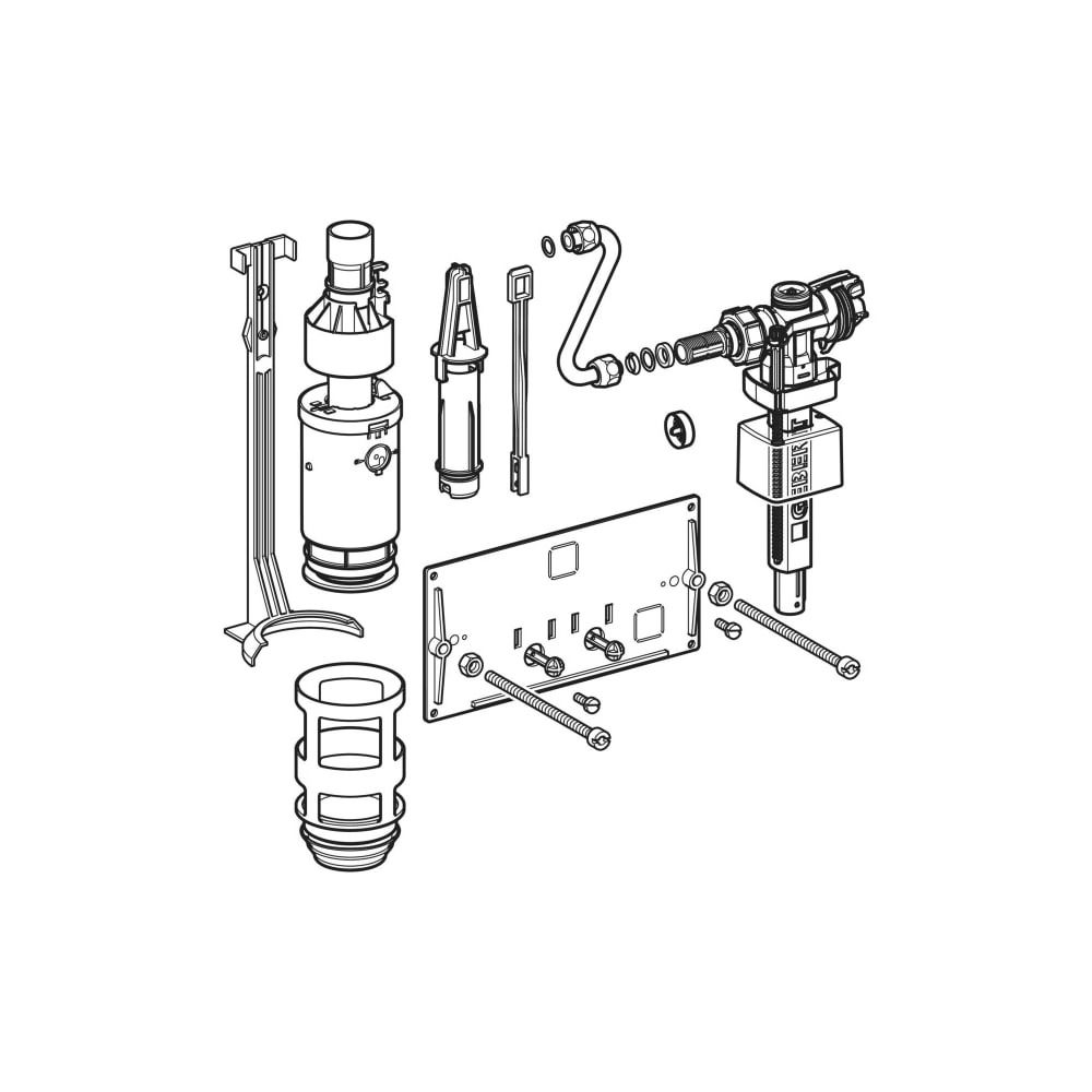 Geberit Umbauset für 2-Mengen-Spülung für Typ 10.800 UP-SPK... GEBERIT-240835005 4064746037221 (Abb. 3)