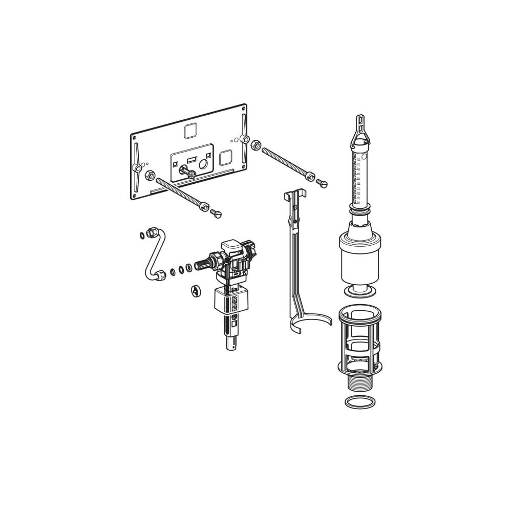 Geberit Umbauset für Unterputz-Spülkasten, für Typ 15.500, 215422005... GEBERIT-215422005 4064746037832 (Abb. 5)