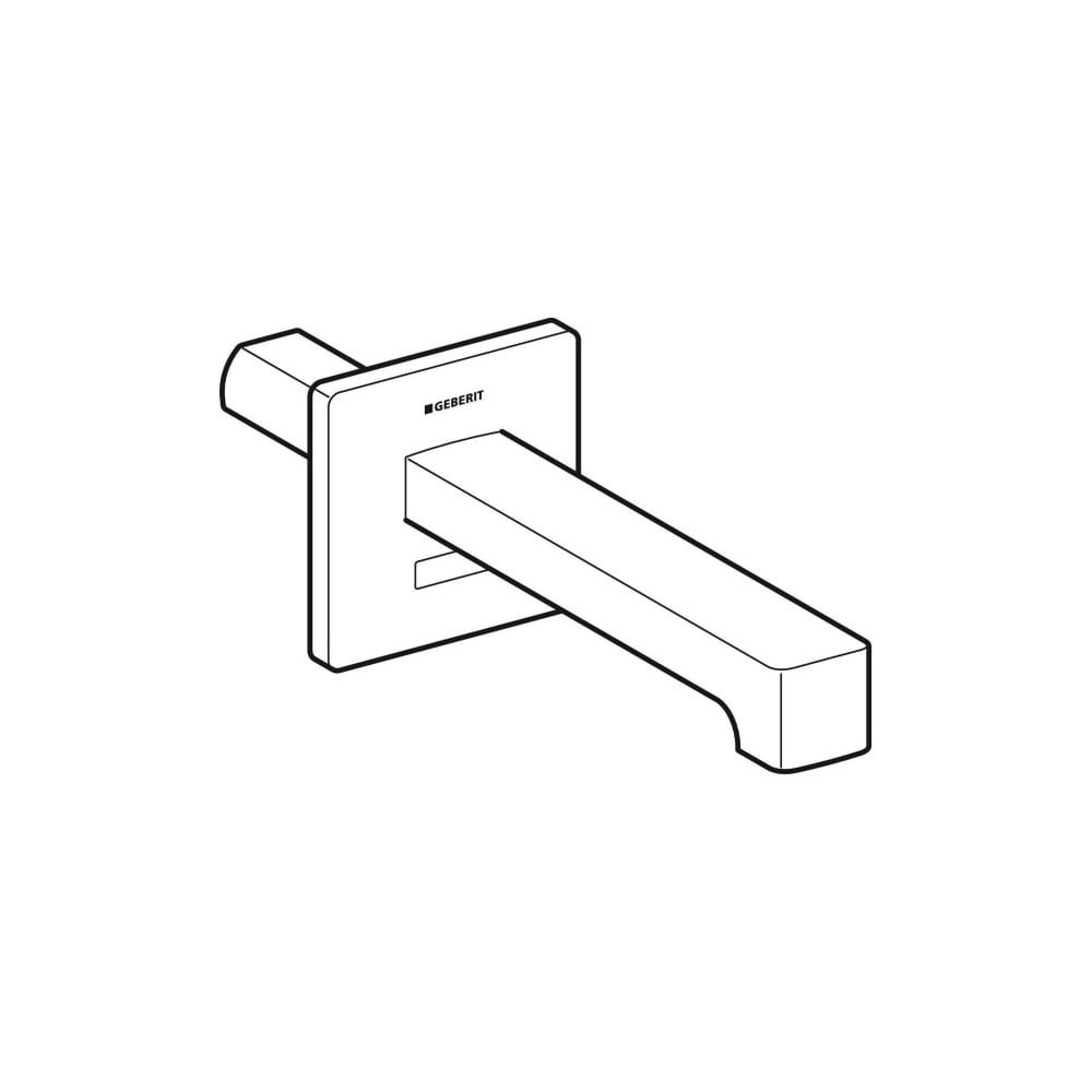 Geberit Brenta Waschtischarmatur, Wandmontage Länge 22cm, Mattschwarz, easy-to-clean... GEBERIT-243679141 4025410064608 (Abb. 3)