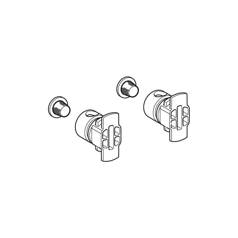 Geberit Set Filteraufnahme für Funktionseinheit für Piave/Brenta Waschtischarmaturen... GEBERIT-243687001 4025410294791 (Abb. 1)