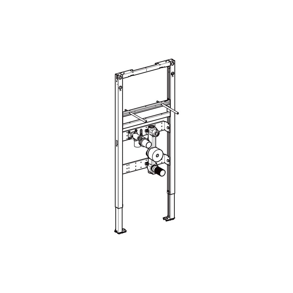 Geberit Duofix Element für Waschtisch, 112cm, Standarmatur mit Wasserzählerstrecke, ... GEBERIT-111077002 4064746029158 (Abb. 3)