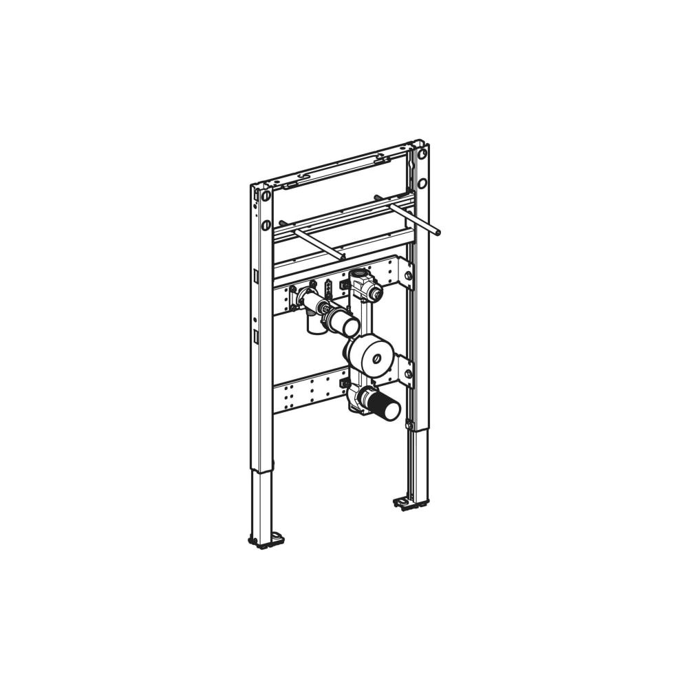Geberit Duofix Element für Waschtisch, 82-98cm, Standarmatur mit Wasserzählerstrecke... GEBERIT-111078002 4064746029165 (Abb. 3)
