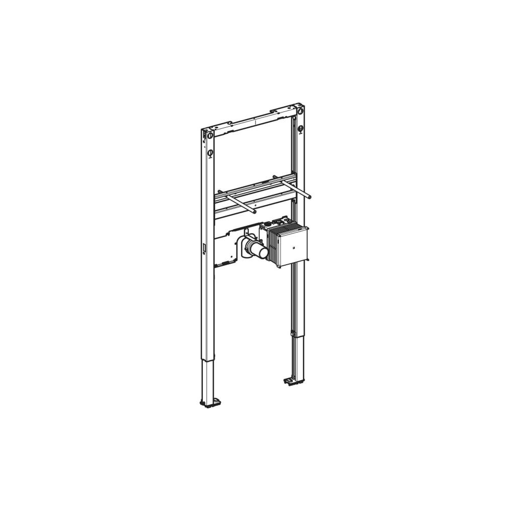 Geberit Duofix Element für Waschtisch, 112cm, elektronische Standarmatur mit UP-Funk... GEBERIT-111551002 4064746030383 (Abb. 3)