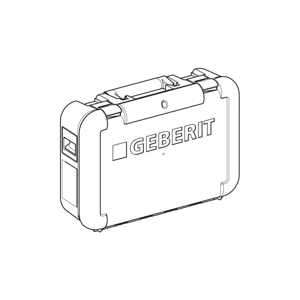 Geberit Koffer für Pressringe schwenkbar Kompatibilität 1/2, mit Einsatz, leer... GEBERIT-691179001 4064746047909 (Abb. 3)