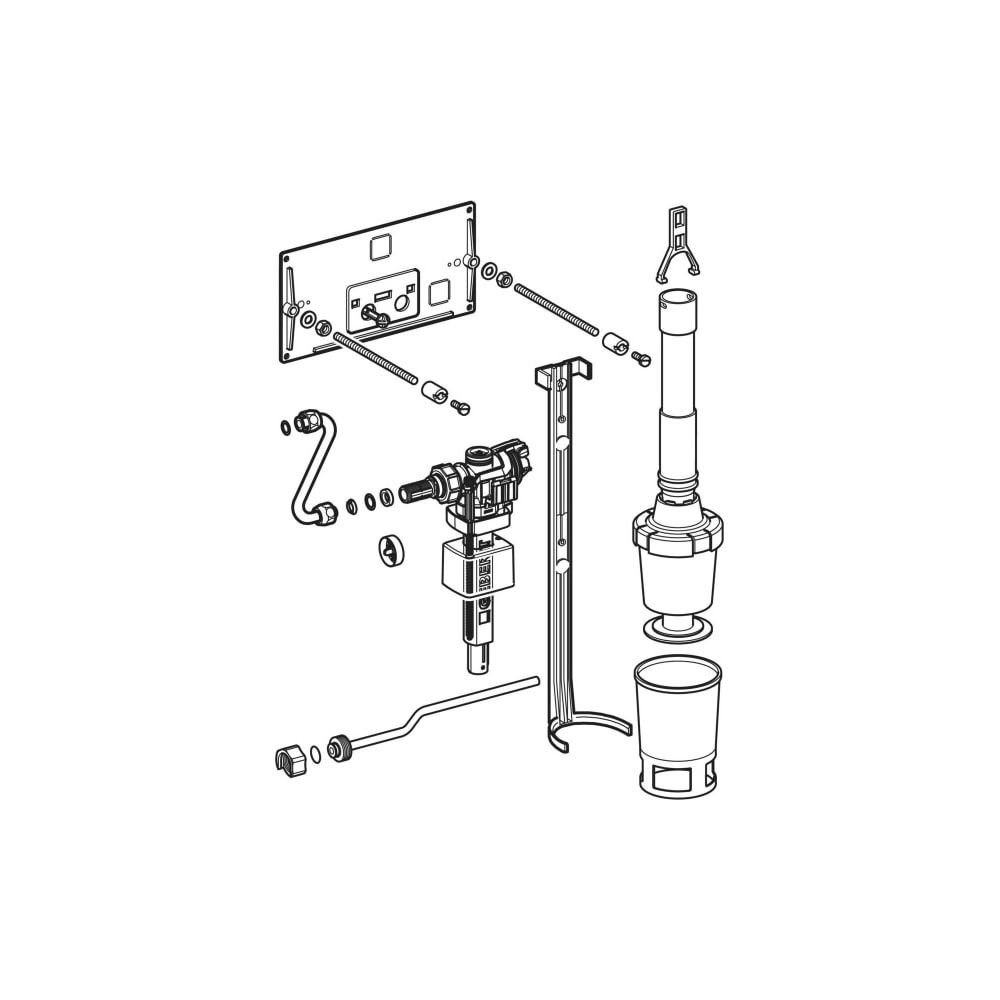 Geberit Umbauset für Unterputz-Spülkasten Typ 16.000, 215421005... GEBERIT-215421005 4064746037870 (Abb. 4)