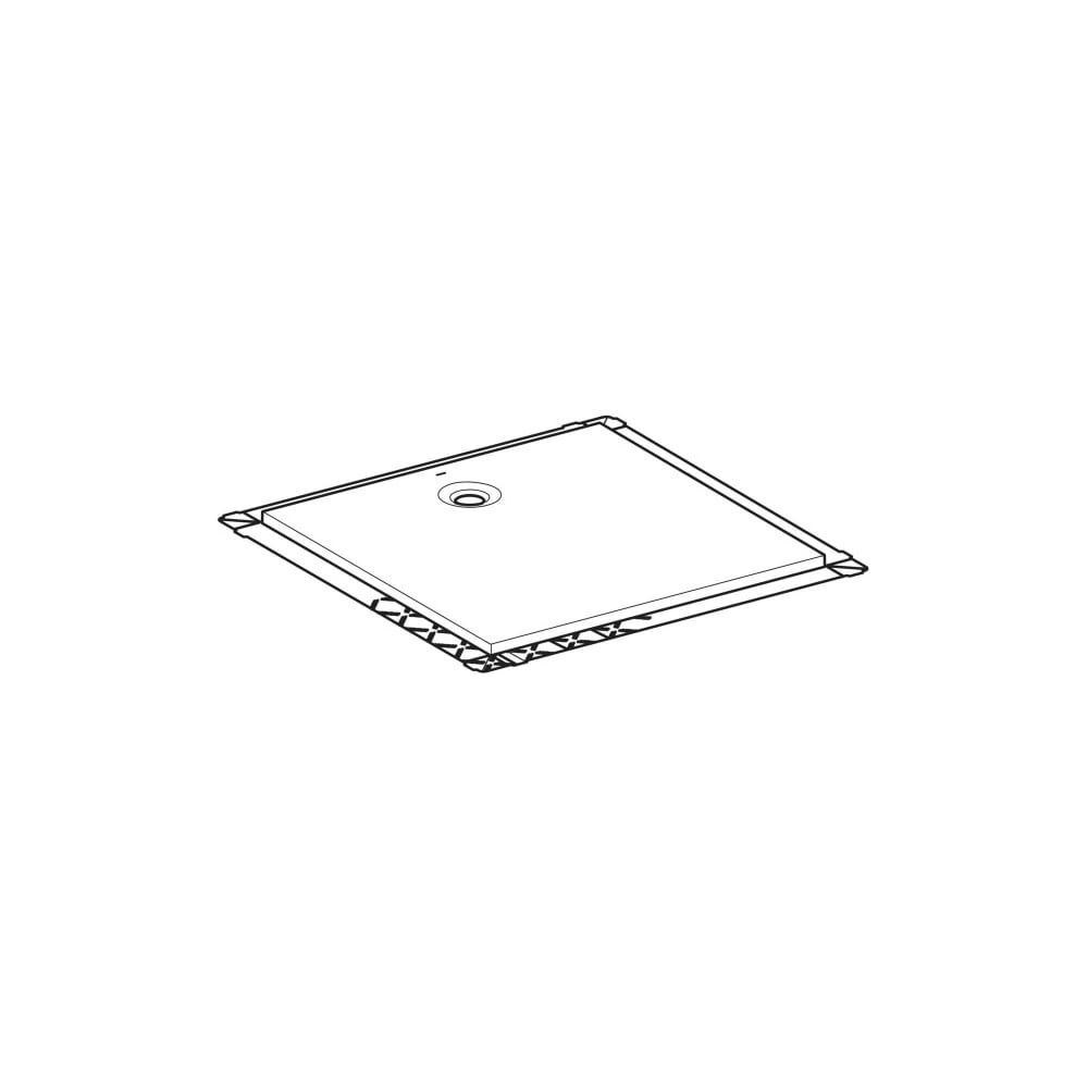 Geberit Olona quadratische Duschwanne mit Dichtvlies 100x100cm, Weiß... GEBERIT-550902001 4025410872999 (Abb. 7)