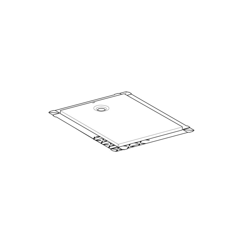 Geberit Olona Rechteckduschwanne mit Dichtvlies 120x90cm, Mattweiß... GEBERIT-550914001 4025410874115 (Abb. 7)