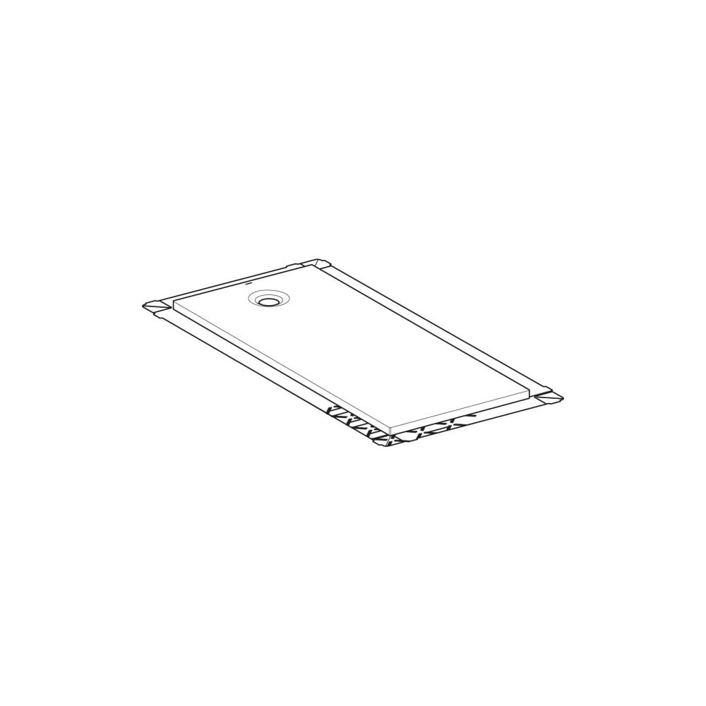 Geberit Olona Rechteckduschwanne mit Dichtvlies 170x75cm, Mattweiß... GEBERIT-550927001 4025410873521 (Abb. 7)