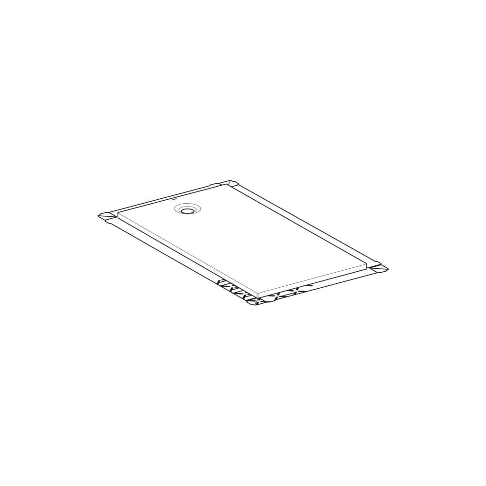 Geberit Olona Rechteckduschwanne mit Dichtvlies 170x90cm, Mattweiß... GEBERIT-550929001 4025410873545 (Abb. 7)