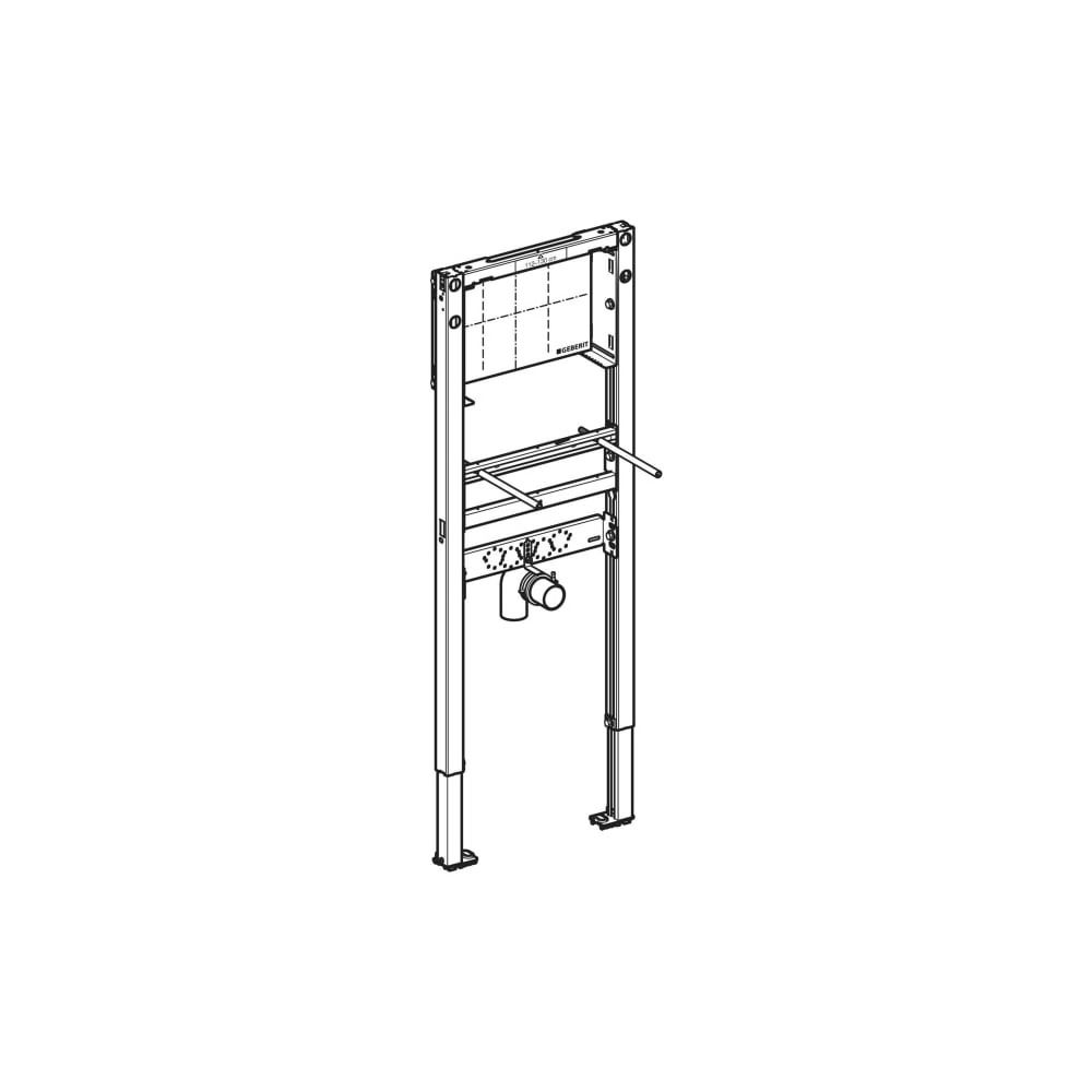 Geberit Duofix Element für Waschtisch, 112-130cm, schmale Ausführung, Wandarmatur Un... GEBERIT-111274002 4064746029370 (Abb. 3)