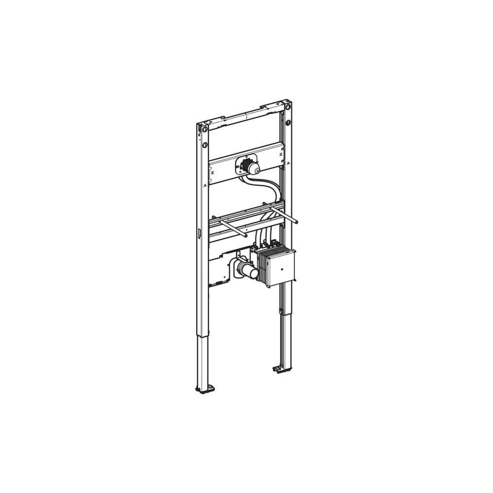 Geberit Duofix Element für Waschtisch, 130cm elektronische Wandarmatur mit UP-Funkti... GEBERIT-111558002 4064746030444 (Abb. 3)