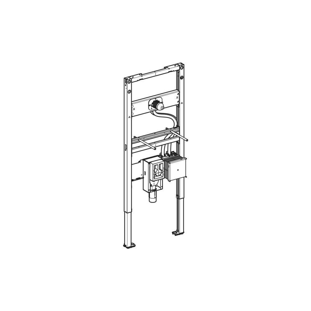 Geberit Duofix Element für Waschtisch, 130cm, elektronische Wandarmatur mit UP-Funkt... GEBERIT-111561002 4064746030475 (Abb. 3)