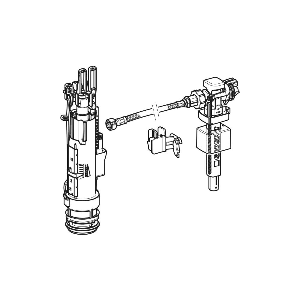 Geberit Renovierungsset Typ 212-383 für 300, 320, Sigma Unterputzspülkasten... GEBERIT-246127005 4064746044496 (Abb. 5)
