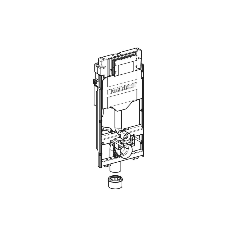 Geberit GIS Element für Wand-WC, 114cm, mit Sigma UP-Spülkasten 12cm und Power and C... GEBERIT-461301006 4064746032967 (Abb. 3)