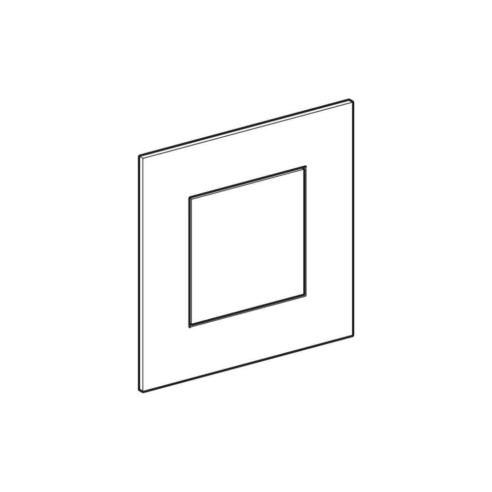 Geberit Betätigungsplatte für Typ 40 Urinalsteuerung, eckig, 12,5x12,5x0,4cm, Schwar... GEBERIT-246119SJ1 4064746043758 (Abb. 3)
