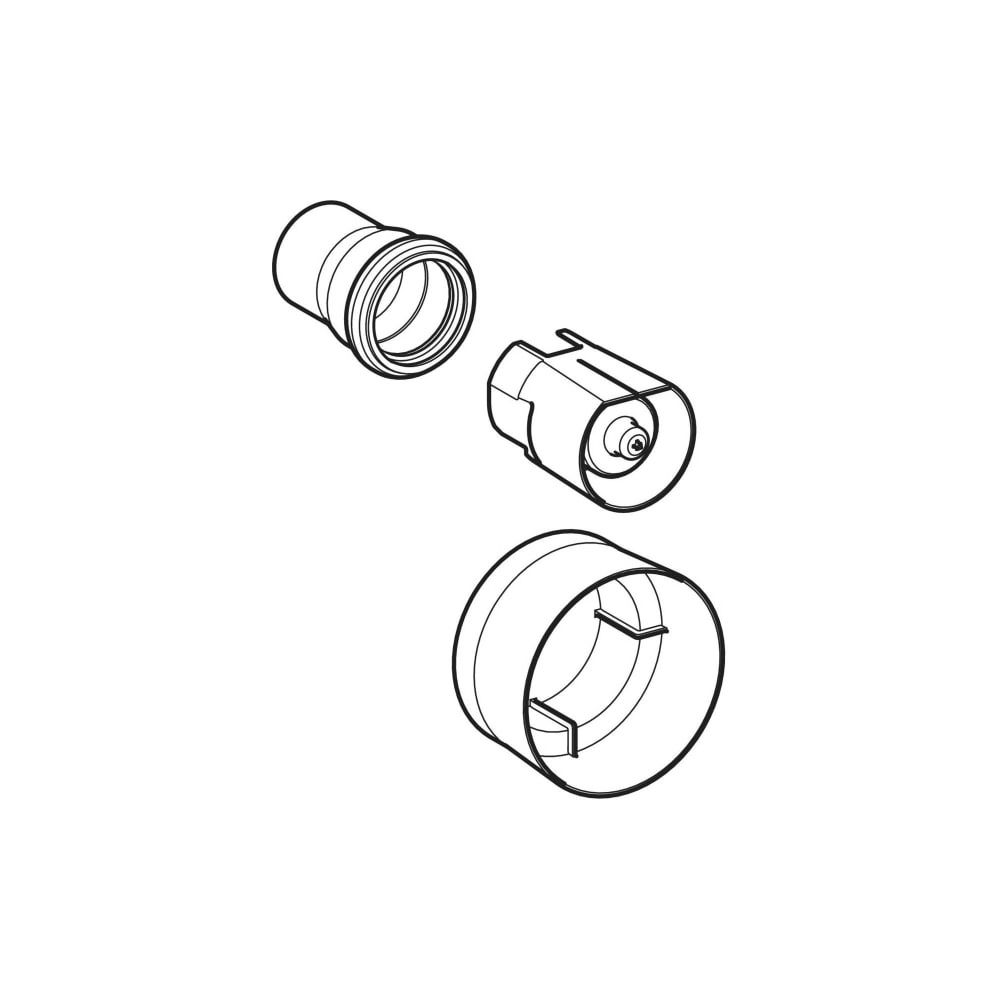 Geberit GIS Schutz- und Markierstopfen Set mit Spülbogenverlängerung 45mm PE-HD 2403... GEBERIT-240303002 4064746031984 (Abb. 3)