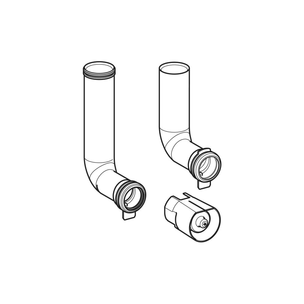 Geberit Spülbogen-Set für Duofix, 56mm, 90 Grad, 243872002... GEBERIT-243872002 4064746032035 (Abb. 3)