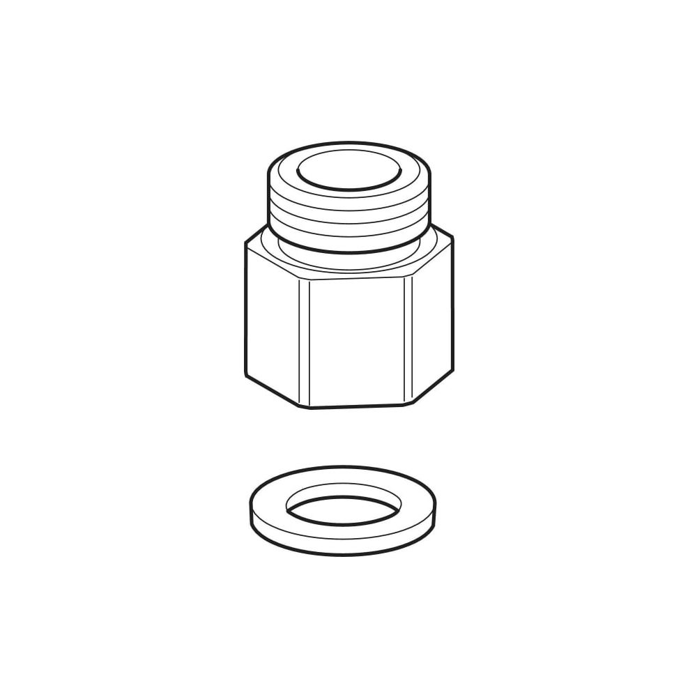 Geberit Durchflussbegrenzer für Typ 60 Waschtischarmatur, 6 l, Niederdruck, 24117600... GEBERIT-241176001 4025416628767 (Abb. 4)