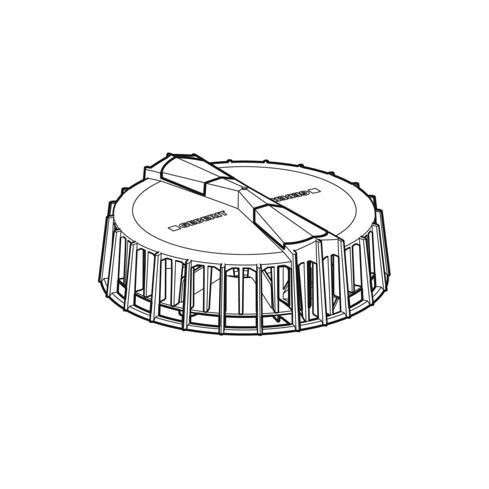 Geberit Laubfang für Geberit Pluvia Dachwassereinlauf mit Ablaufleistung 12, 25l/s... GEBERIT-243731001 4025416816720 (Abb. 3)