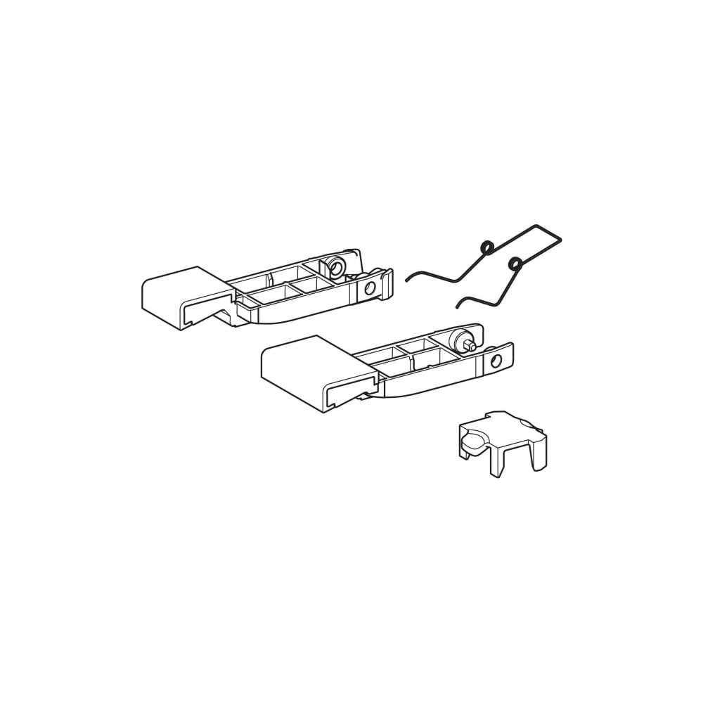 Geberit Betätigungstasten für Monolith Sanitärmodul, Schwarzchrom/Aluminium... GEBERIT-246174001 4064746061905 (Abb. 3)