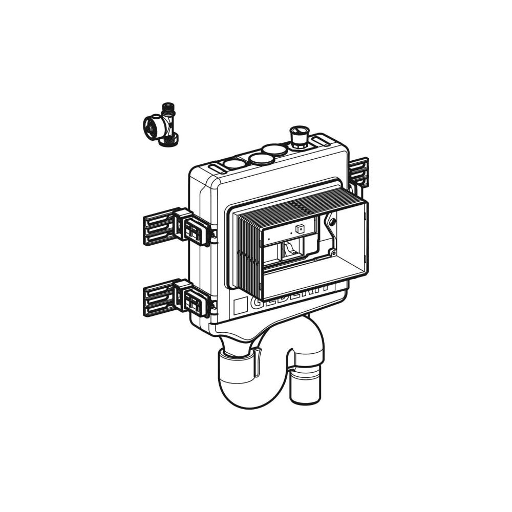 Geberit HS50 Hygienespülung mit Sensor d 50mm, Anschluss 1 Wasseranschluss rechts... GEBERIT-616274001 4025410735898 (Abb. 3)