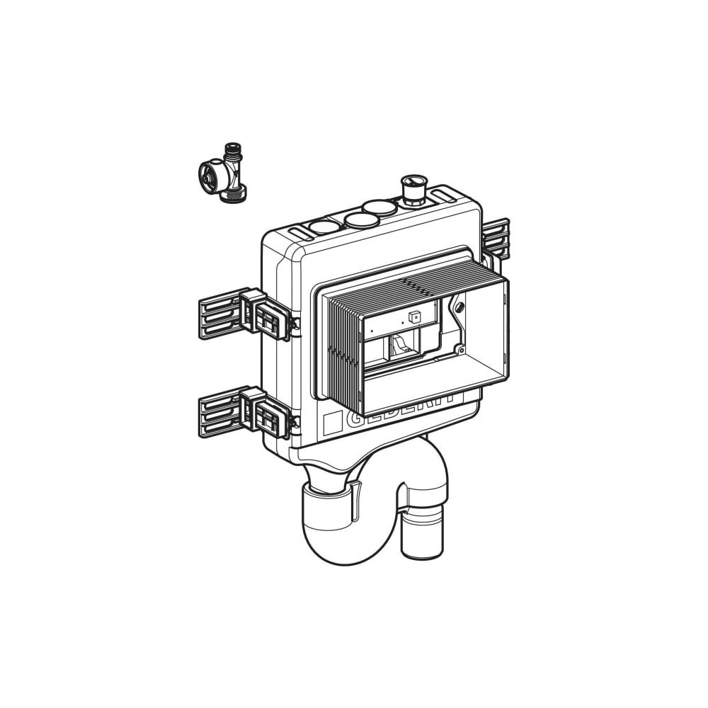 Geberit Hygienespülung HS50, mit Sensor, 50mm, 1 Wasseranschluss rechts, 616274001... GEBERIT-616274001 4025410735898 (Abb. 7)