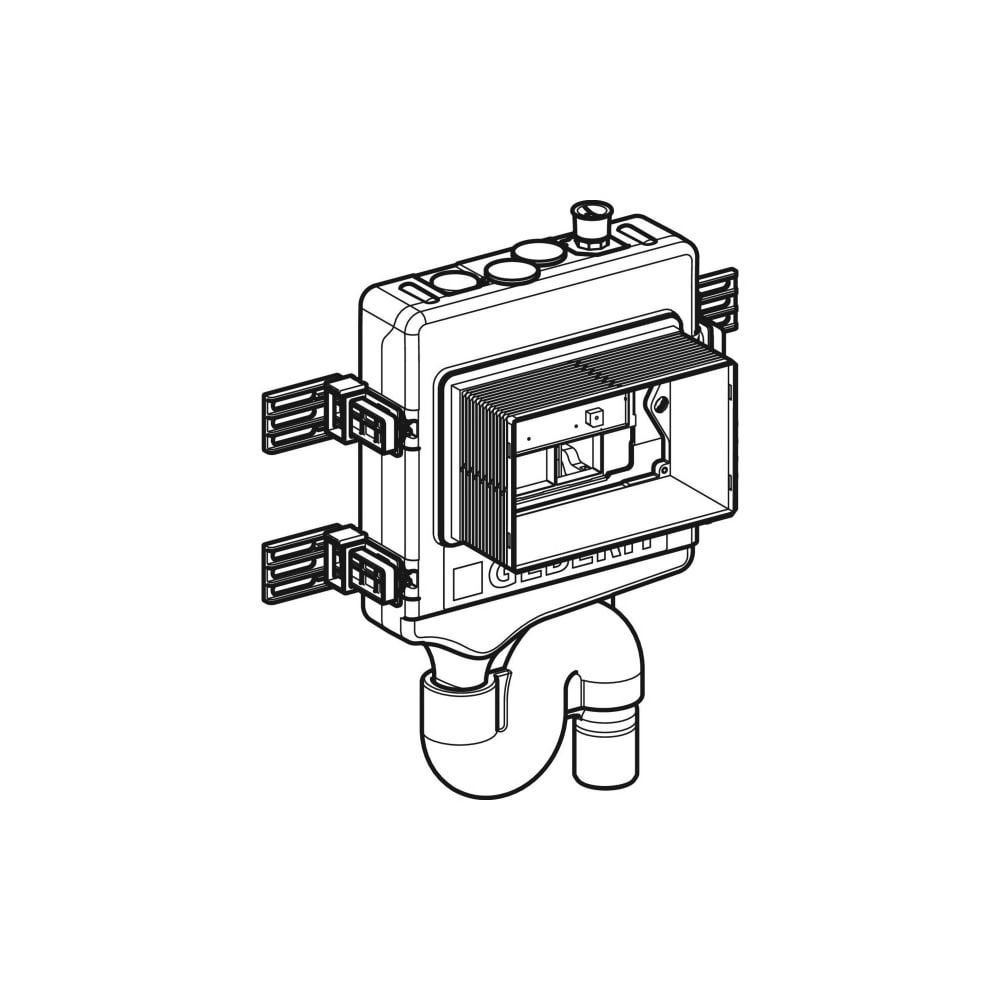 Geberit HS50 Hygienespülung d 50mm, Anschluss 1 Wasseranschluss rechts... GEBERIT-616272001 4025410724601 (Abb. 3)