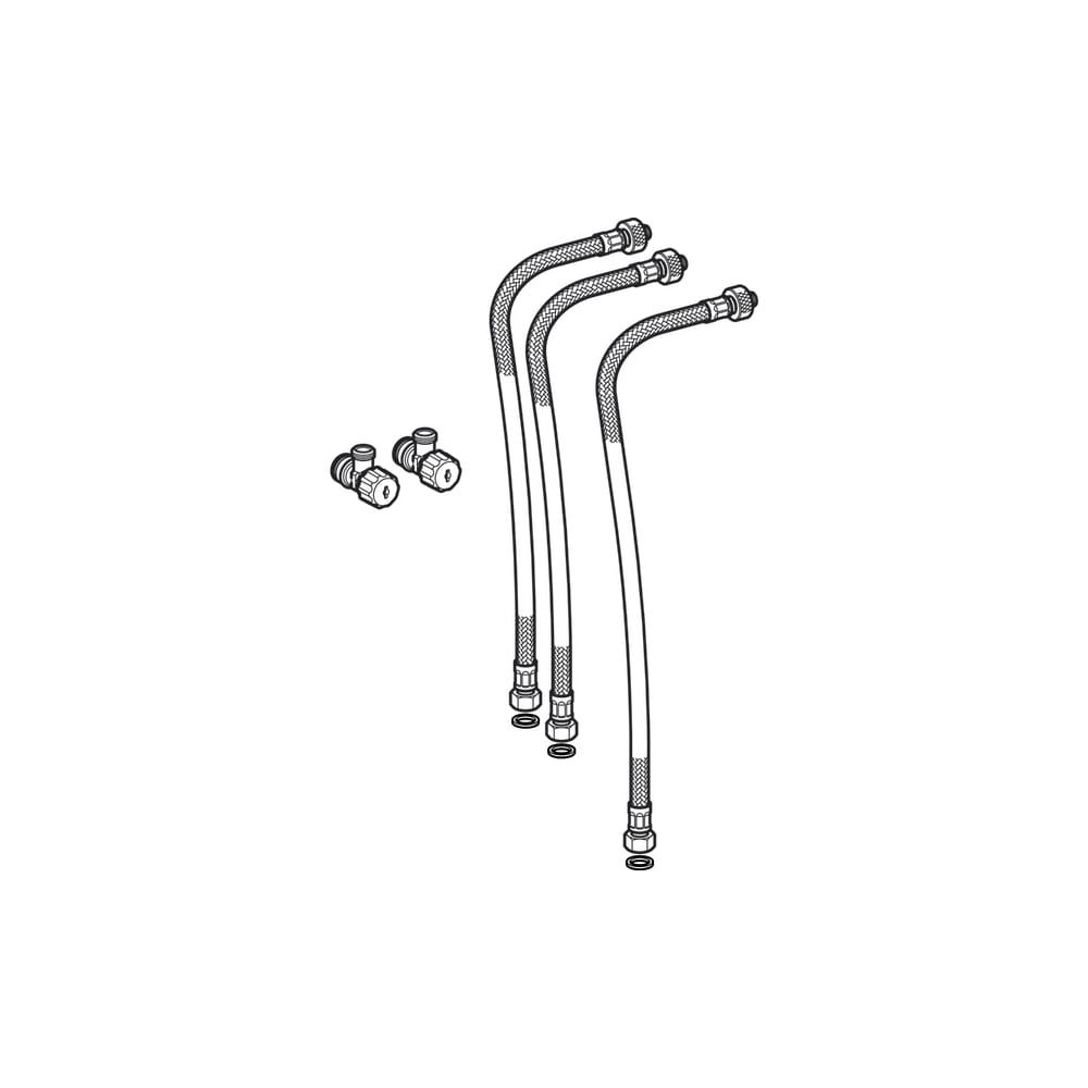 Geberit Wasseranschlussset für Geberit Monolith Sanitärmodul für Waschtische... GEBERIT-243749001 4025416832072 (Abb. 1)
