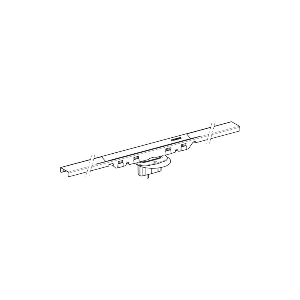 Geberit CleanLine50 Duschrinne Länge 30-90cm, Schwarzchrom gebürstet, Baujahr 2025... GEBERIT-154446QC2 4064746051210 (Abb. 4)