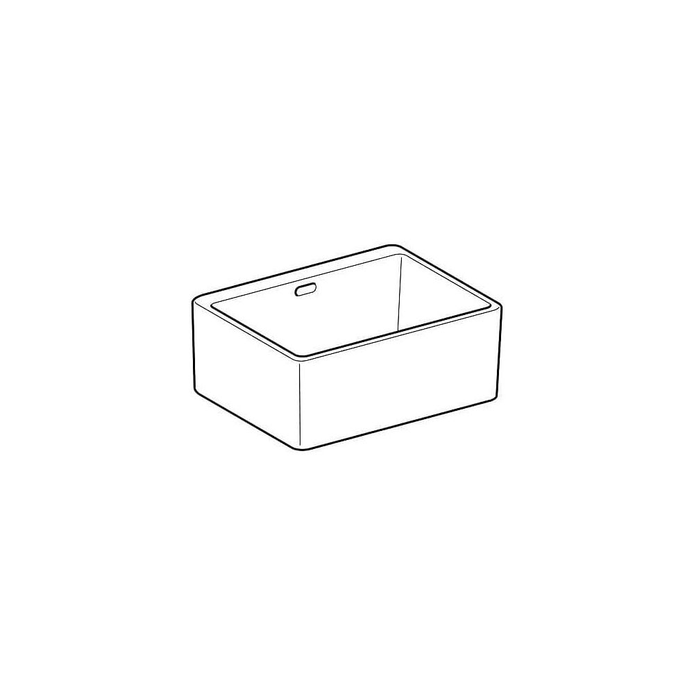 Geberit Publica Mehrzweckbecken mit Überlauf 50x20x39cm... GEBERIT-361350000 4022009080513 (Abb. 4)
