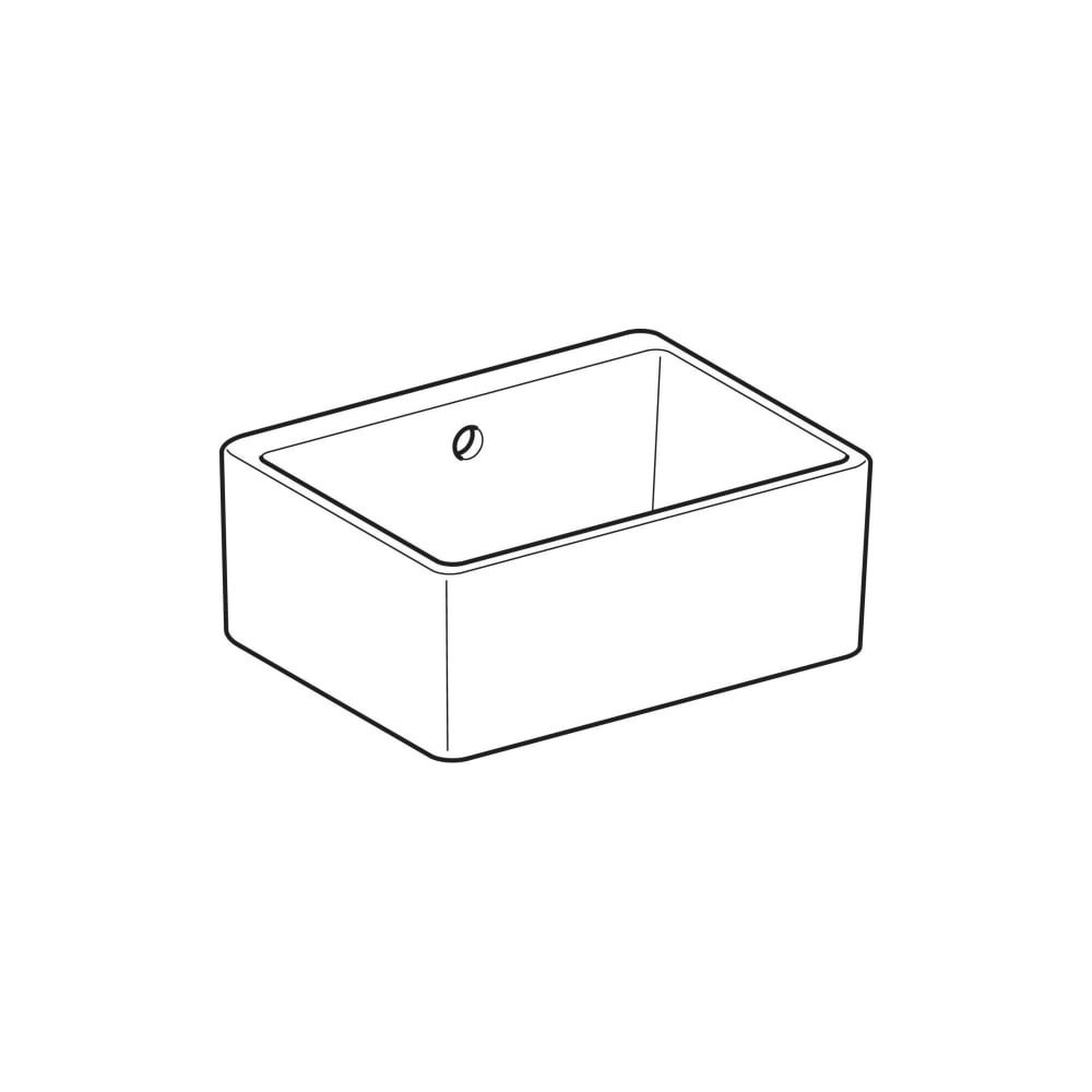 Geberit Publica Mehrzweckbecken mit Überlauf 50x20x39cm... GEBERIT-361350000 4022009080513 (Abb. 8)