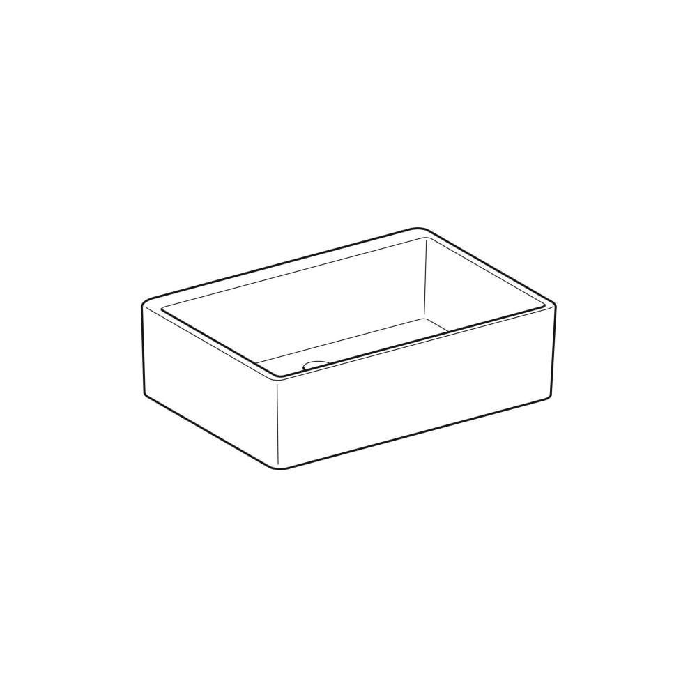 Geberit Publica Mehrzweckbecken ohne Überlauf, Höhe 20cm... GEBERIT-360070000 4022009080506 (Abb. 3)