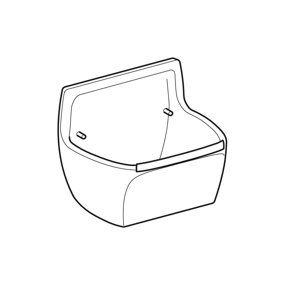 Geberit Publica Ausgussbecken für Klapprost 45x35x33,5cm... GEBERIT-367200000 4022009080568 (Abb. 3)