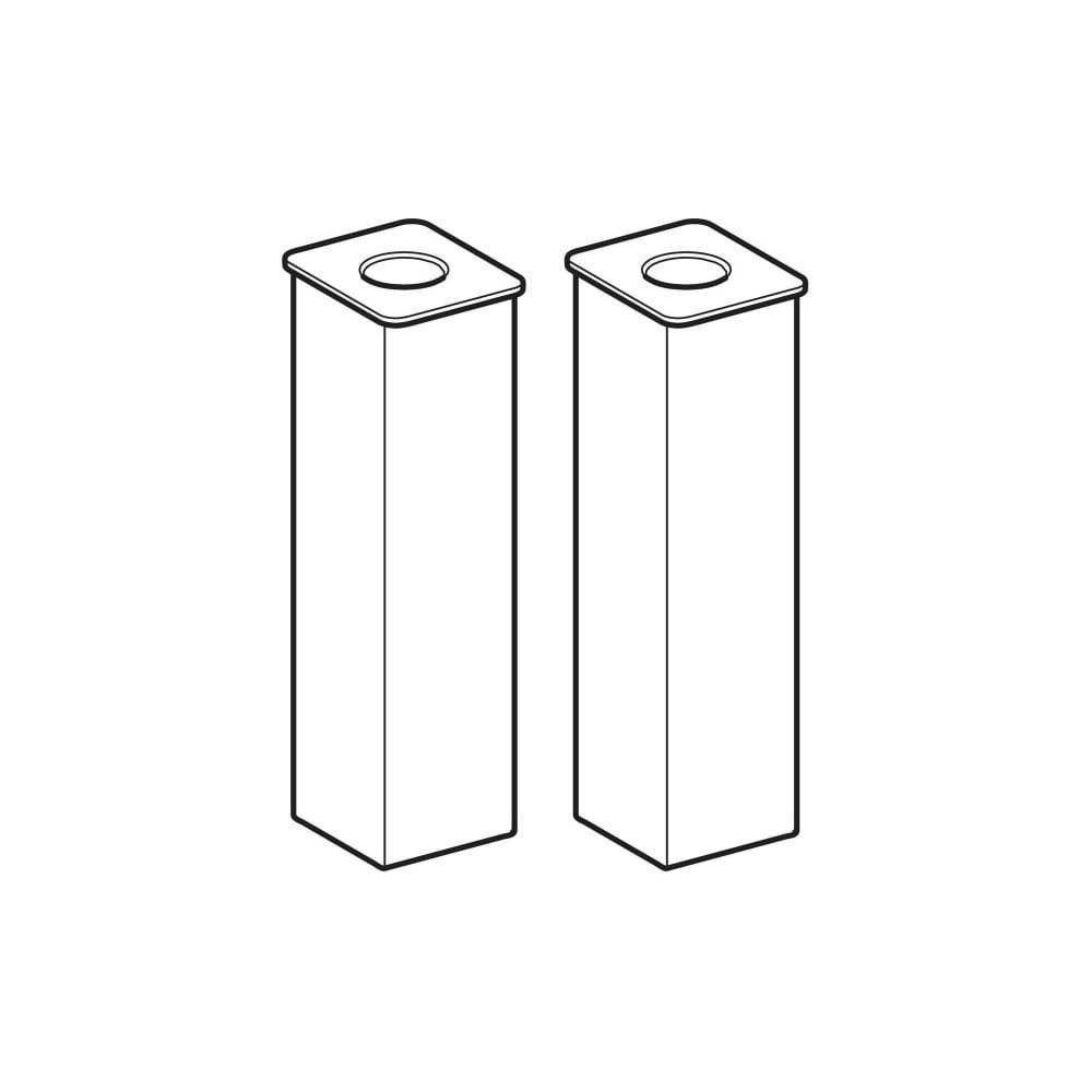 Geberit Set Füße Höhe 15-16,5cm, verchromt... GEBERIT-500550000 4022009329070 (Abb. 3)
