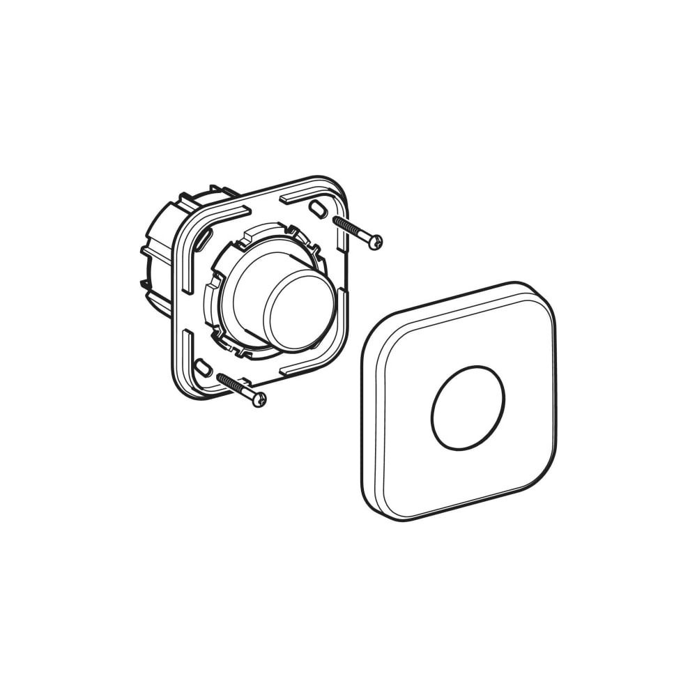 Geberit Handdrücker pneumatisch, Unterputz, Hochglanz verchromt... GEBERIT-888544211 4025416086314 (Abb. 4)