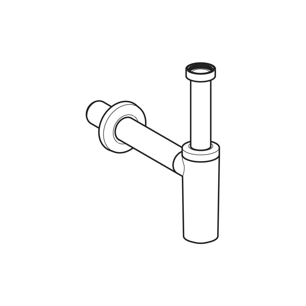 Geberit Tauchrohrgeruchsverschluss für Waschbecken, Abgang horizontal Außendurchmess... GEBERIT-151034211 4025416706328 (Abb. 5)