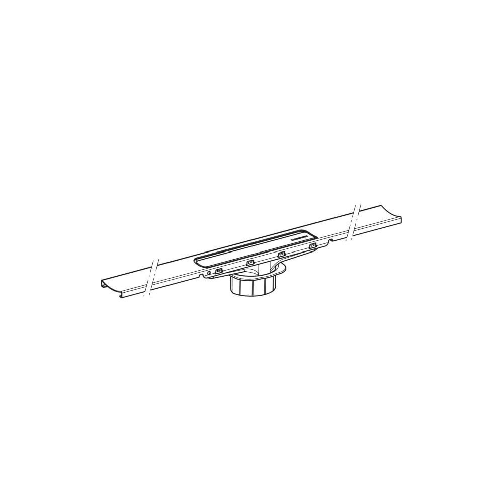 Geberit Duschrinne CleanLine30, 30-110cm, Edelstahl, Schwarz, 154502TE1... GEBERIT-154502TE1 4064746079078 (Abb. 4)