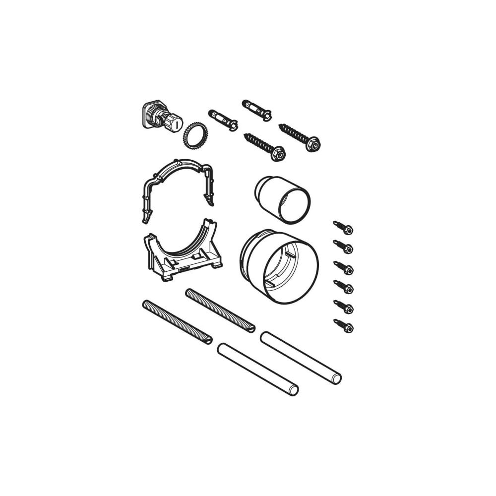 Geberit Montagezubehör für Geberit Duofix Element für Wand-WC, mit Sigma Unterputzsp... GEBERIT-241869001 4025416747079 (Abb. 5)