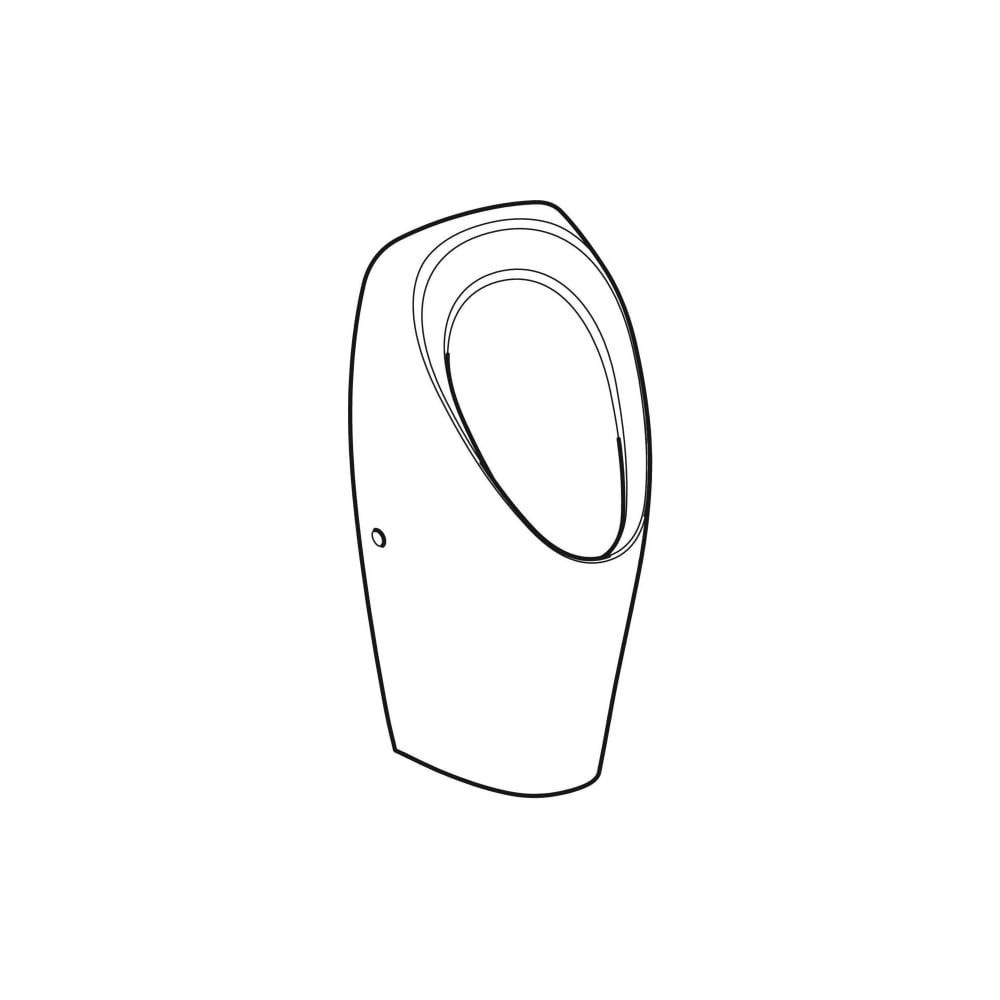 Geberit Tamina Urinal wasserlos, Weiß... GEBERIT-116141001 4025416696025 (Abb. 4)