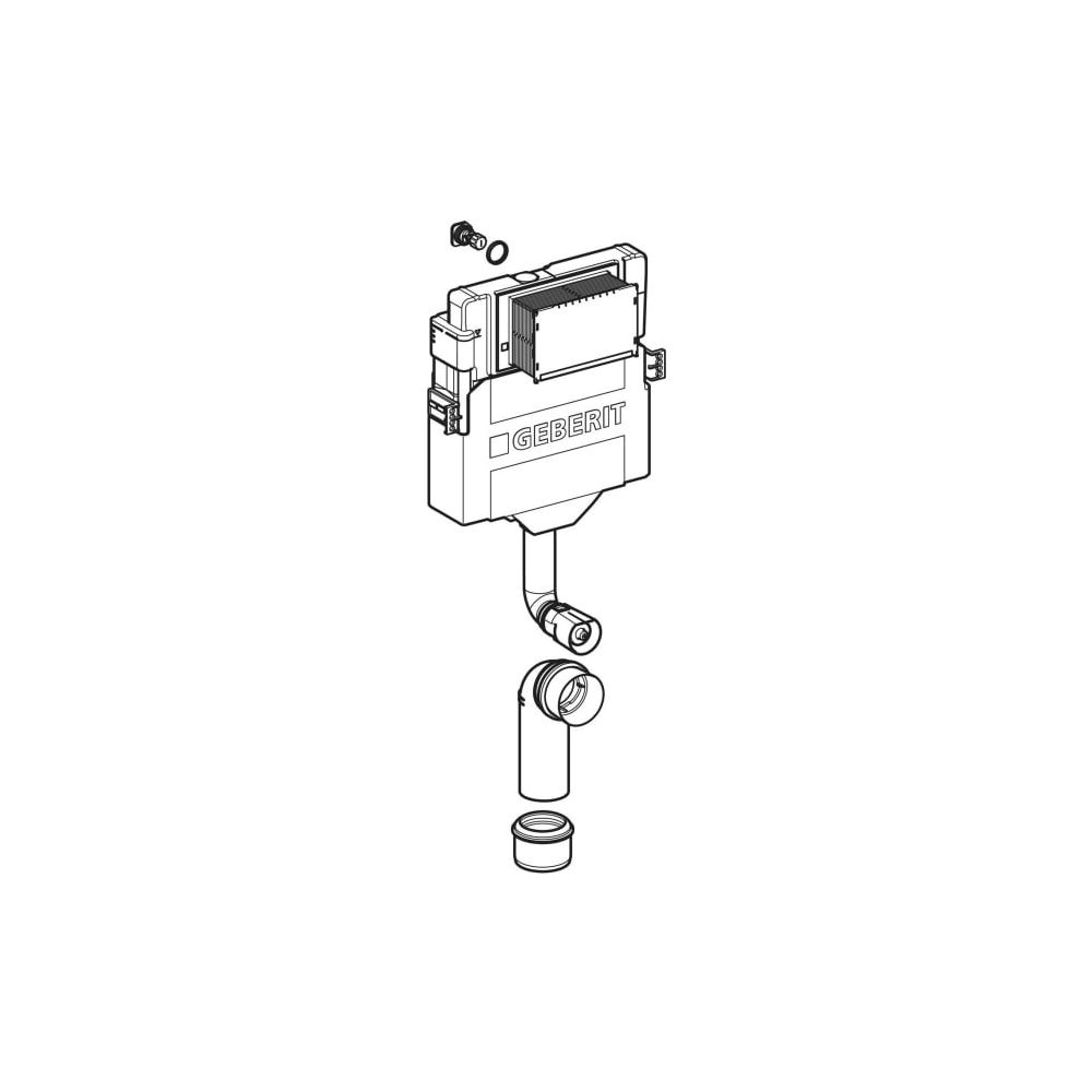 Geberit Sigma Unterputzspülkasten 12cm, 6 oder 3 Liter, mit Betätigung von vorne... GEBERIT-109301005 4025416753391 (Abb. 12)