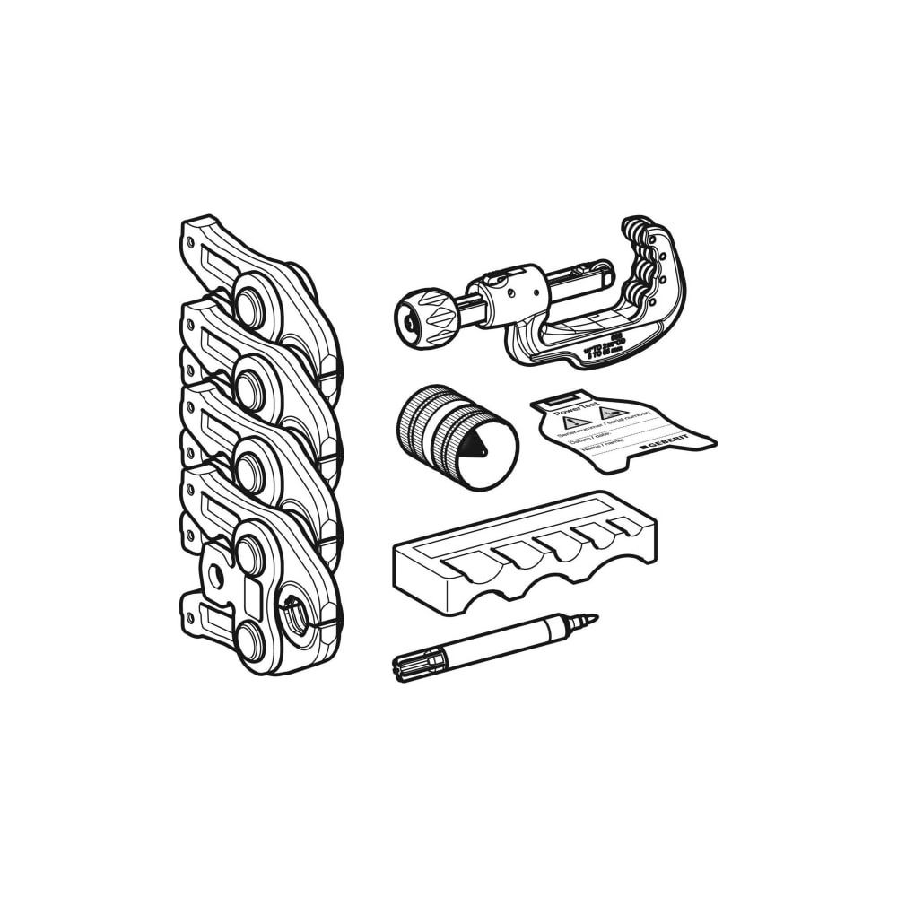 Geberit Mapress Set Pressbacken Typ 2 Außendurchmesser 15/18/22/28mm... GEBERIT-690231001 4025416519164 (Abb. 4)