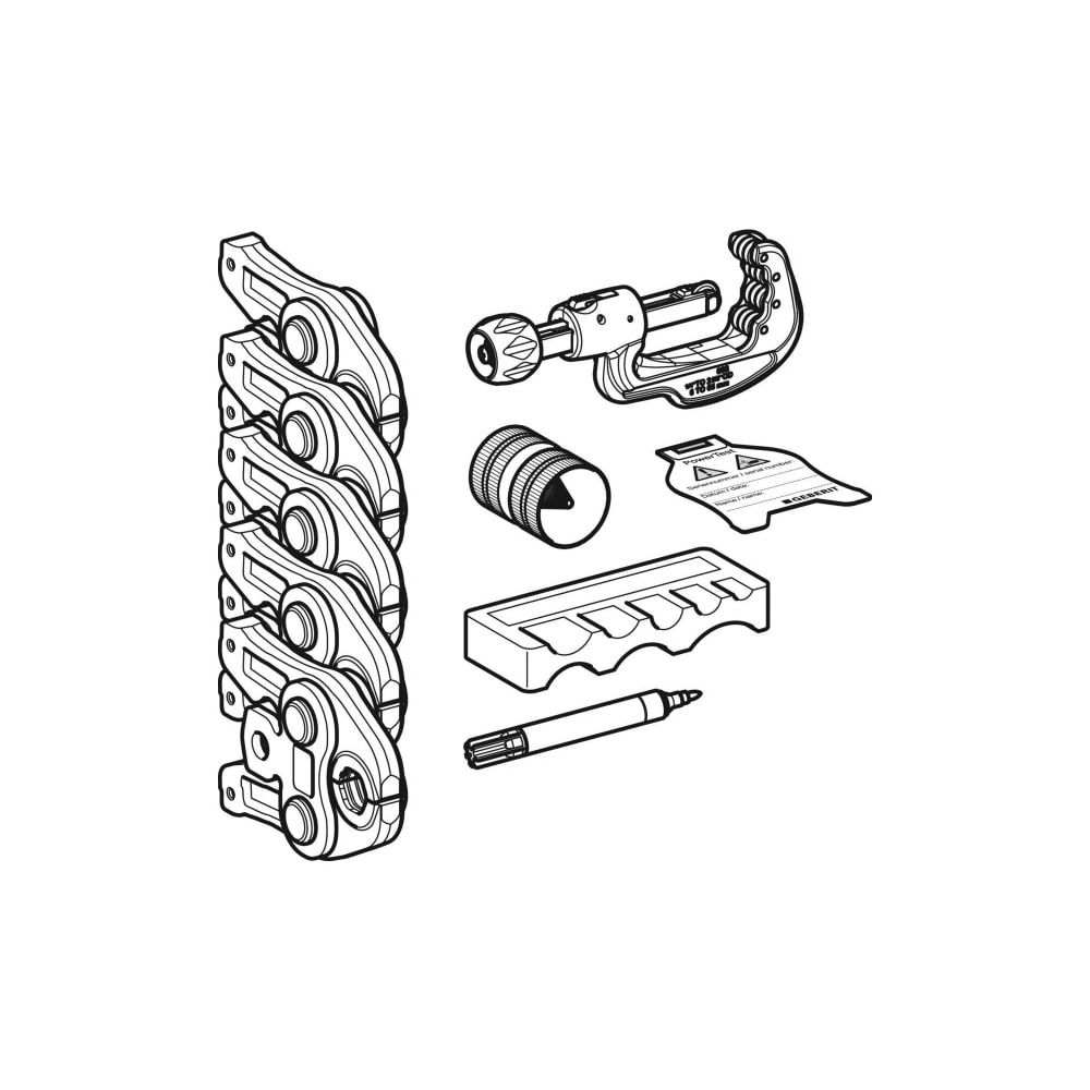 Geberit Mapress Set Pressbacken Typ 2 Außendurchmesser 12/15/22/28/35mm... GEBERIT-690235001 4025416519201 (Abb. 4)