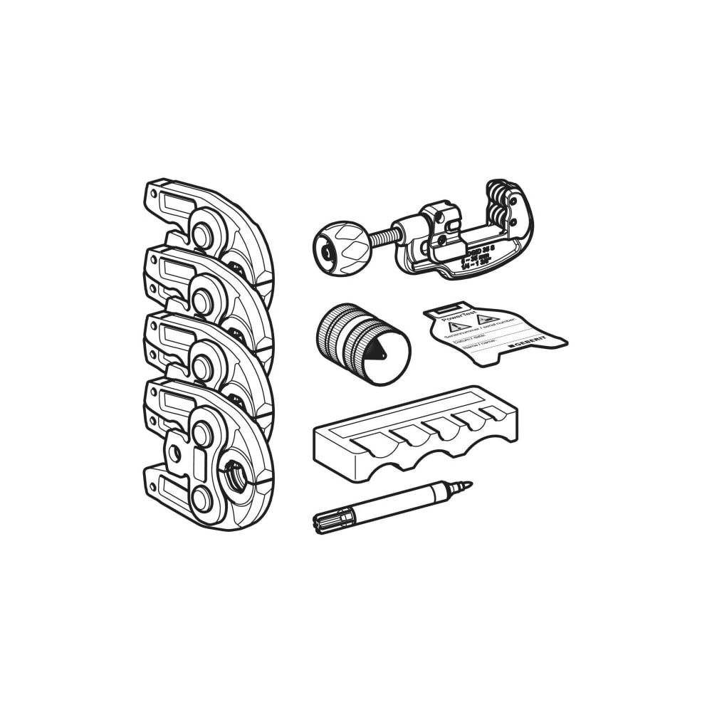 Geberit Mapress Set Pressbacken Typ 1 Außendurchmesser 15/18/22/28mm... GEBERIT-690191001 4025416598312 (Abb. 5)