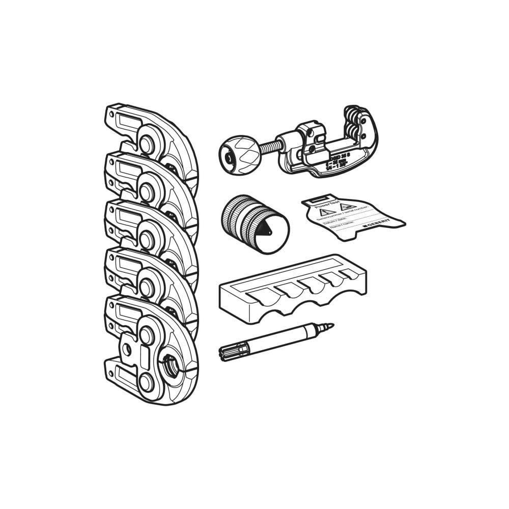 Geberit Mapress Set Pressbacken Typ 1 Außendurchmesser 15/18/22/28/35mm... GEBERIT-690192001 4025416598329 (Abb. 5)
